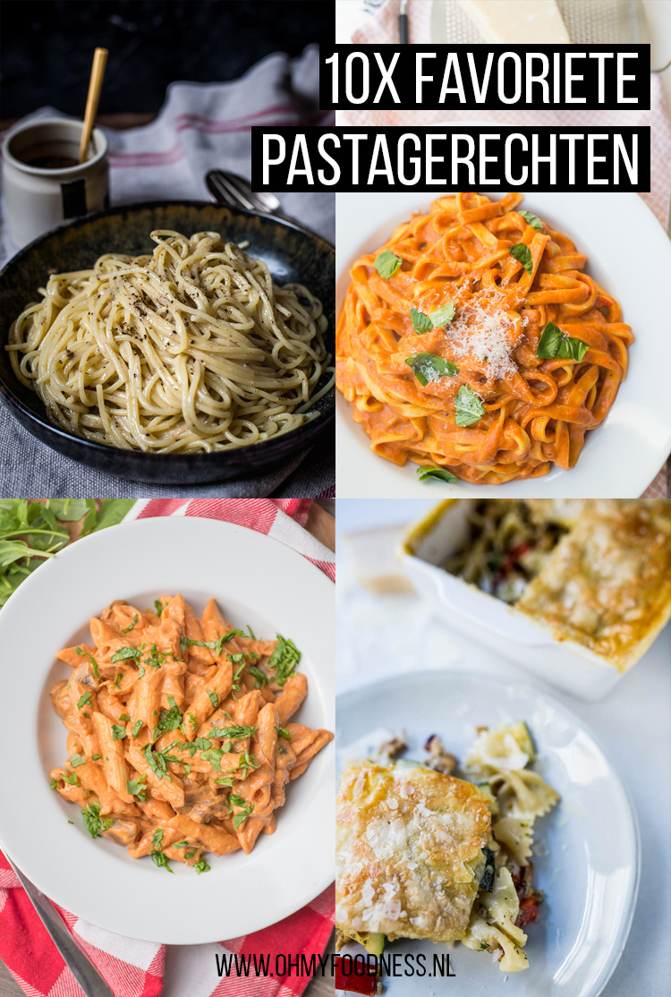 10x favoriete pastagerechten