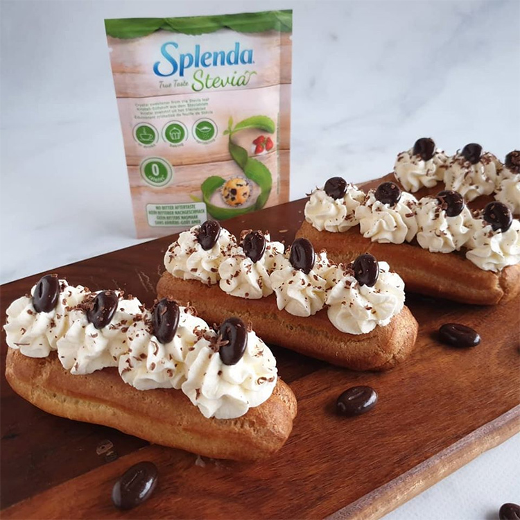 SPLENDA koffie eclairs - Mariska