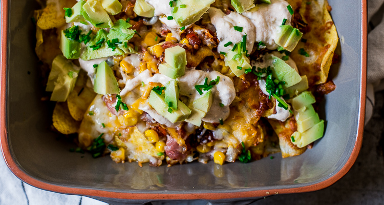 Bacon & Mais nacho's