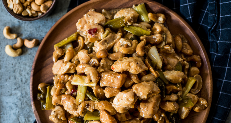 Kip cashew uit de slowcooker
