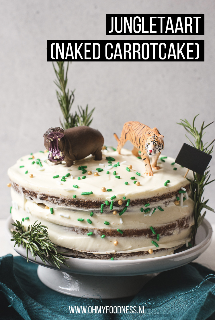 Jungletaart (naked carrotcake)