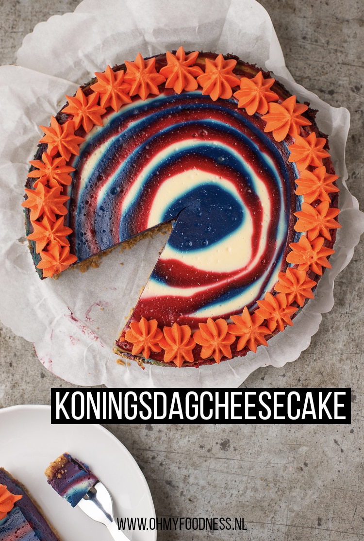 Koningsdagcheesecake