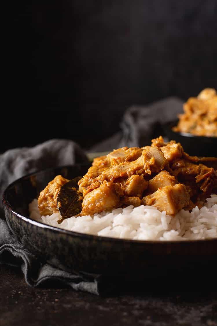 Vegetarische rendang van jackfruit