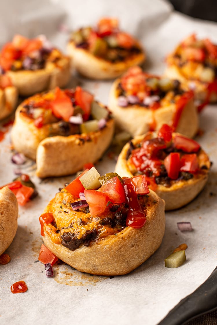 Cheeseburger pizzarolls