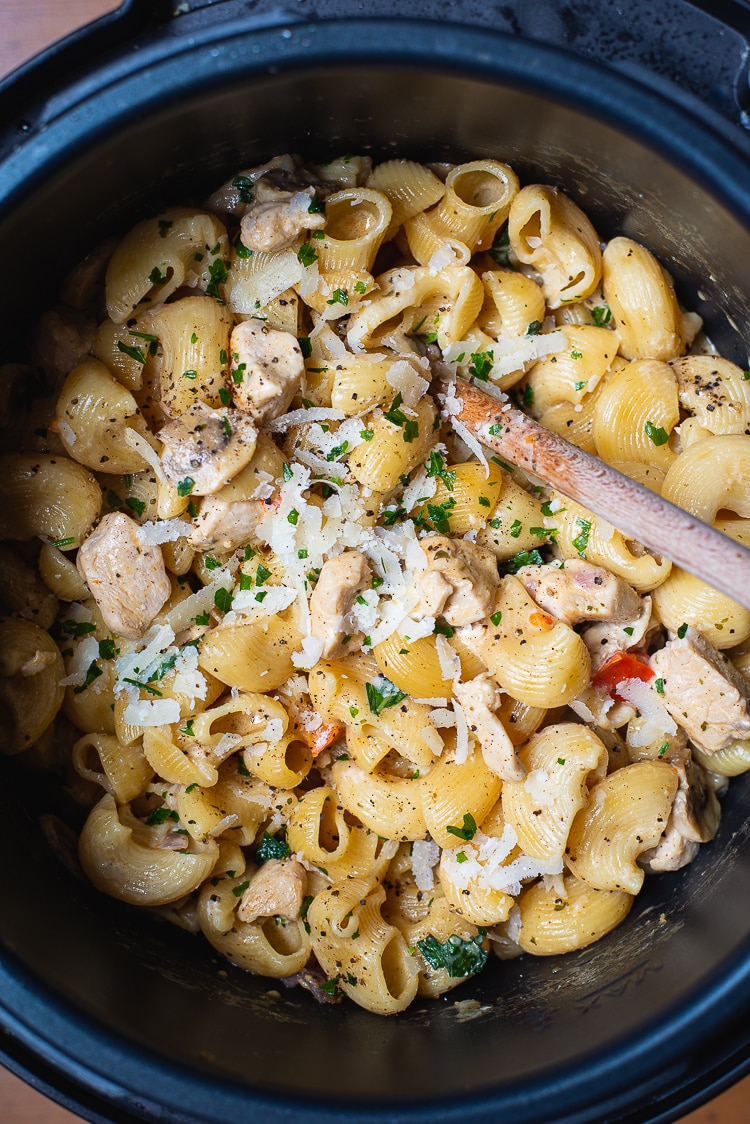 Parmezaanpasta uit de instant pot