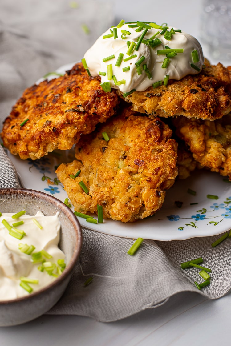 Maiskoekjes met cheddar en jalapeno