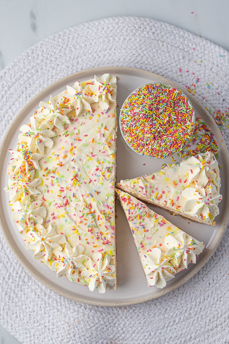 No bake Birthday Cheesecake