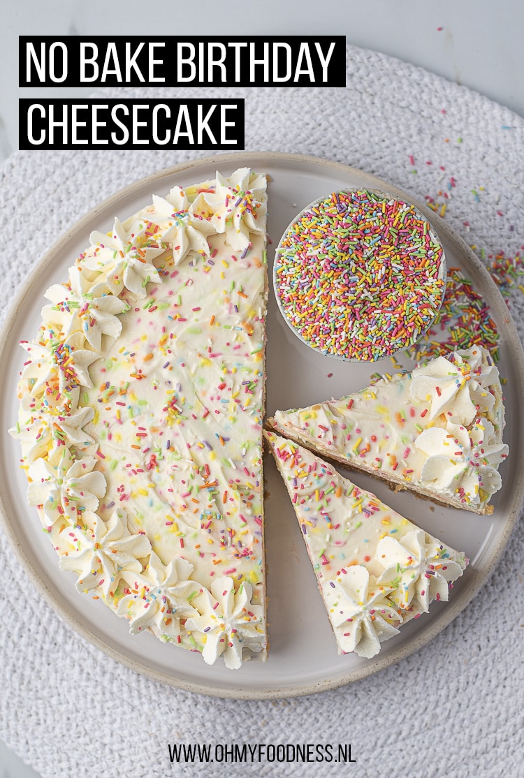 No bake Birthday Cheesecake