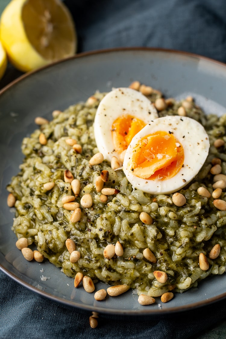 Spinazierisotto uit de instant pot