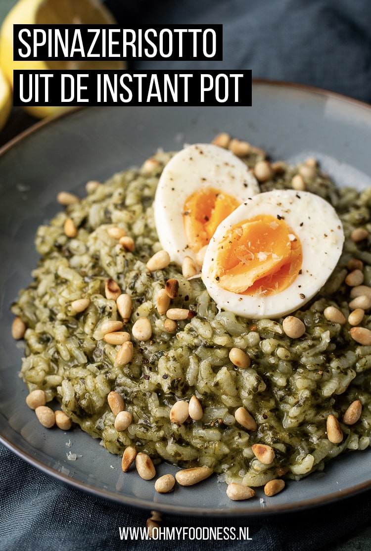 Spinazierisotto uit de instant pot