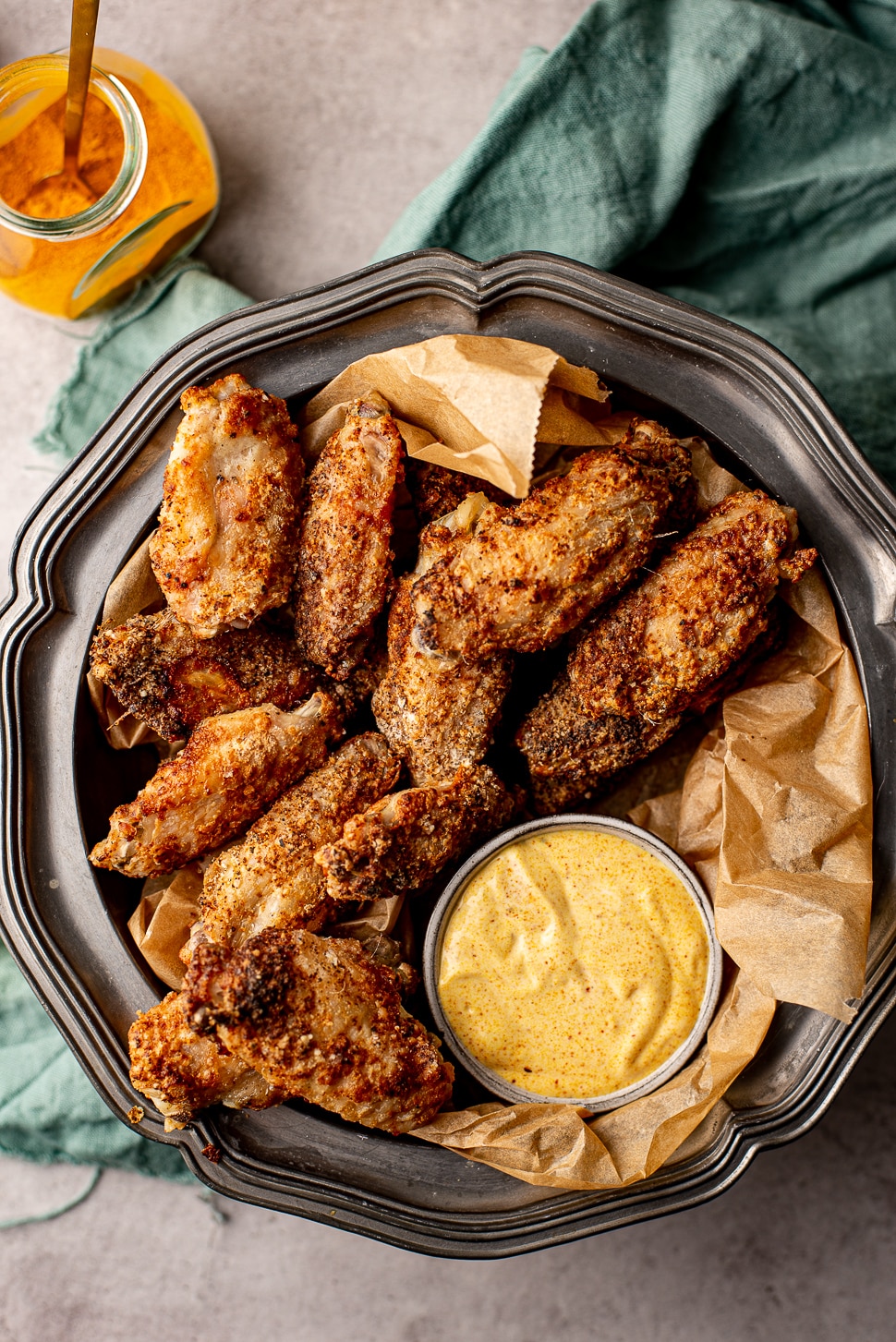 krokante chickenwings uit de Airfryer