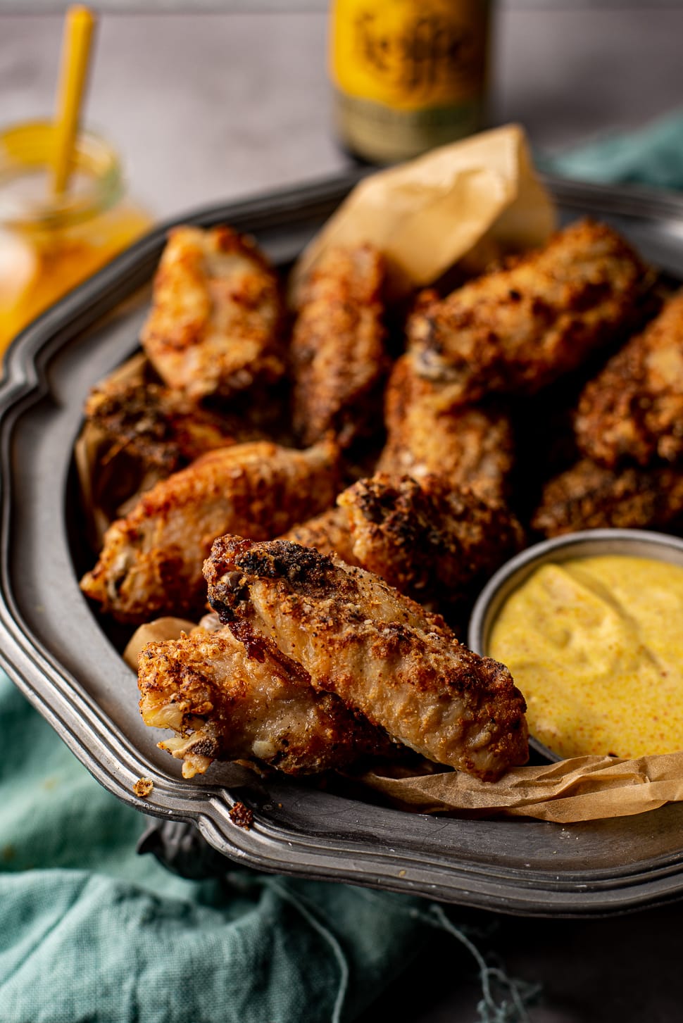 krokante chickenwings uit de Airfryer
